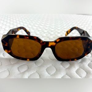 AUTHENTIC PRADA SUNGLASSES, BRAND NEW, TORTOISE WITH BROWN LENSES
